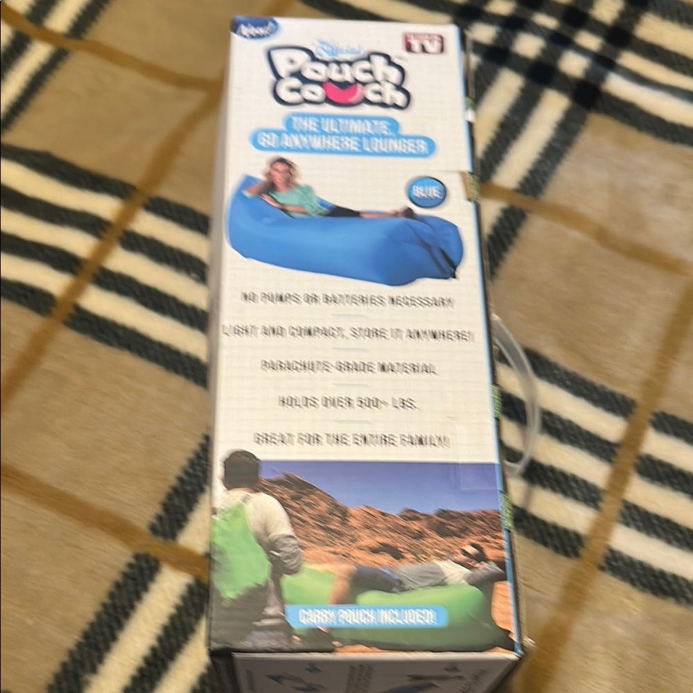 Blue Inflatable Lounger